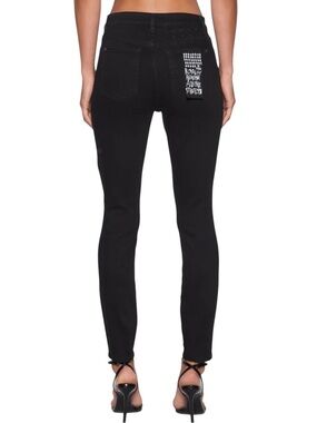 Ksubi Spray On Jet Black Women’s Jeans Size 28